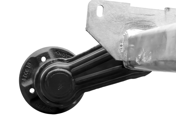 Essieu non freiné KNOTT VG7-L pour remorque de bateau 750 kg 1094 mm 1406 mm 4x100