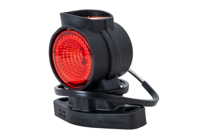 Feu de position droit à LED FRISTOM FT-140A sur bras en caoutchouc