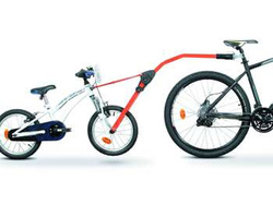 Trail Angel - barre de remorquage pour vélo enfant - rouge
