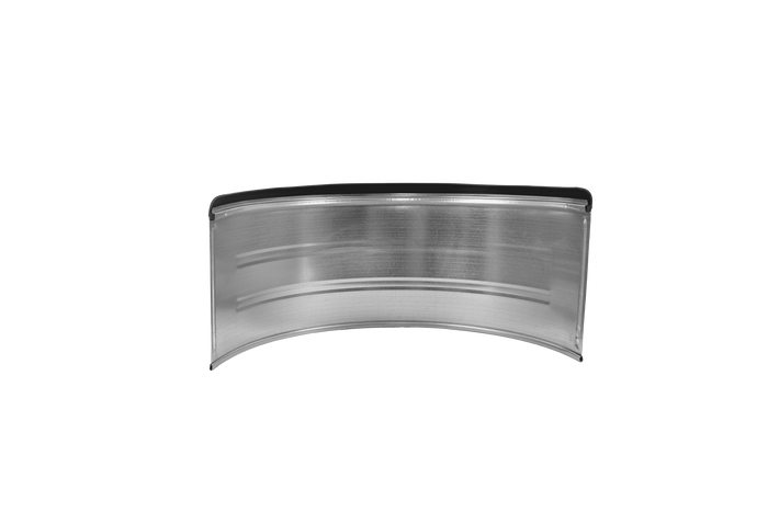Garde-boue double pour remorque 15-16" DOMAR DK7115, passage de roue 880/400 mm, métal avec bord en caoutchouc
