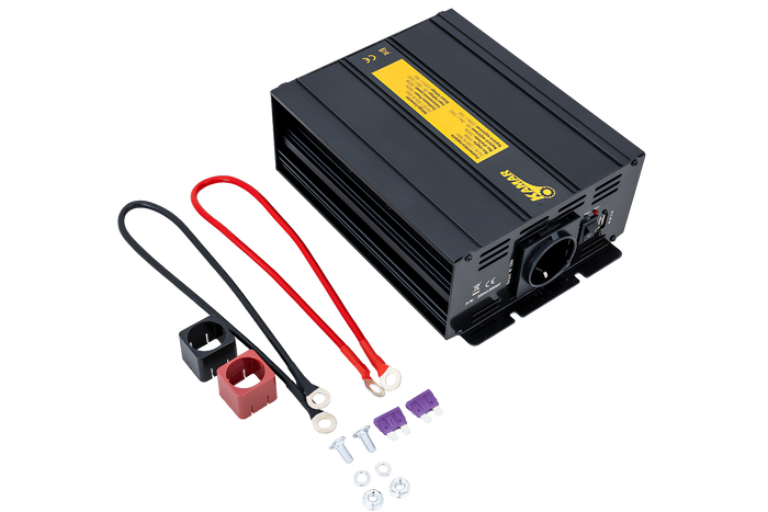 Convertisseur de tension 24V/230V (1000/2000W) KAMAR E1927