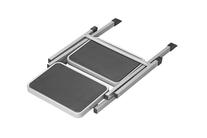 Marchepied de camping pliable ProPlus 360823V01, deux marches, capacité de charge : 150 kg