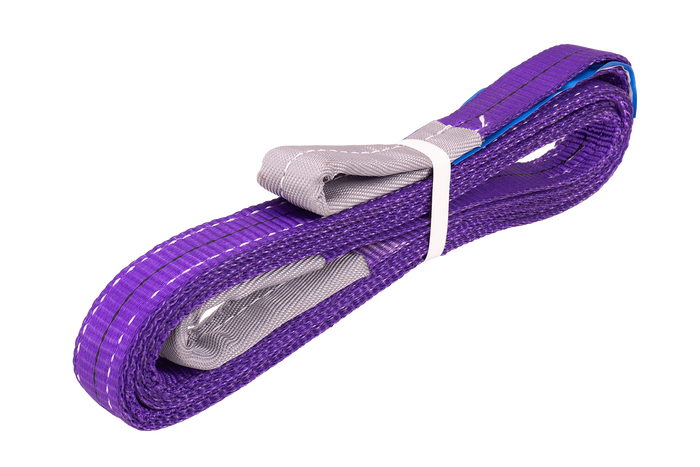 Élingue, sangle de levage HEFFA 2 m/30 mm/1 t avec boucles