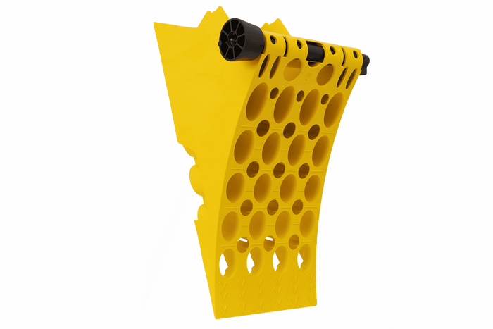 Cale de roue LOKHEN h: 225 mm E53 / complète avec support