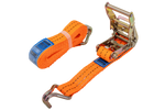 Courroie de transport orange UNITRAIER 4 m/35 mm/2 t avec tendeur