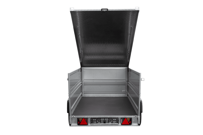 Remorque à un essieu 264x125 UNITRAILER FORCE 264 KIPP avec côtés BIS et bâche en aluminium