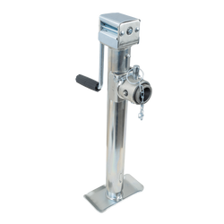 Support de manivelle extensible UNITRAILER TJ5002 pour remorque plateau 1300 kg 560-940 mm