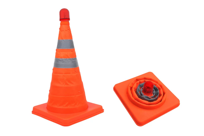 Cône de signalisation LED ProPlus 540319, cône de signalisation pliable, 41 cm