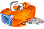 Câble de remorquage avec crochets HILLS sangle de remorquage 4,5 m/50 mm/5 t orange