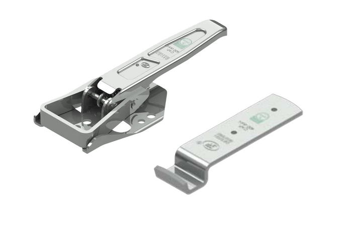Attelage latéral avec fixation STEELPRESS ZB-04+Z-01A pour fermeture latérale complète remorque