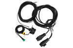 Faisceau électrique MANTES pour remorque de bateau, 9,57 m, prise 13 broches, 2 baïonnettes 5 broches