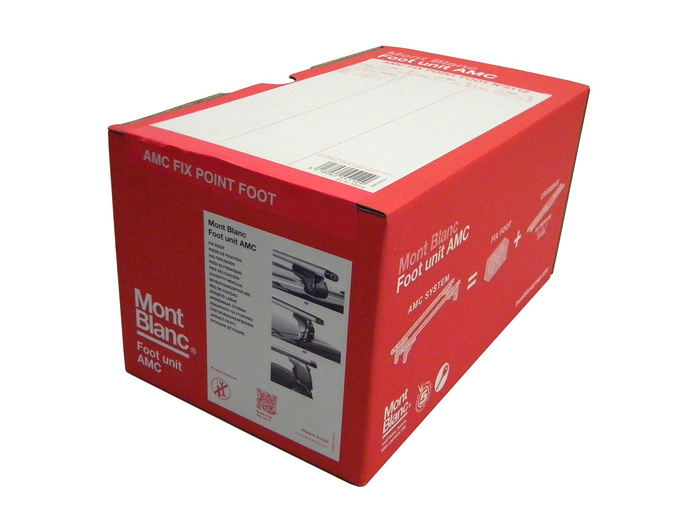 Barres de toit en aluminium Mont Blanc AMC 5412 AERO avec rails intégrés