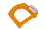 Cache de sécurité pour attelage à boule STEELPRESS 4 mm, avec emplacement pour prise.