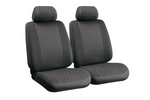 Ensemble de housses de sièges auto LAMPA Glamur anthracite, pour les sièges avant