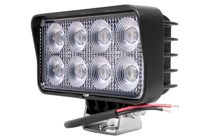 Lampe de travail rectangulaire, réflecteur LED TT TECHNOLOGY NOIR TT.13306, 32 LED, 2560 lm