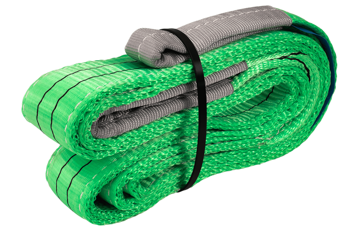 Élingue, sangle de levage HEFFA 3 m/60 mm/2 t avec boucles