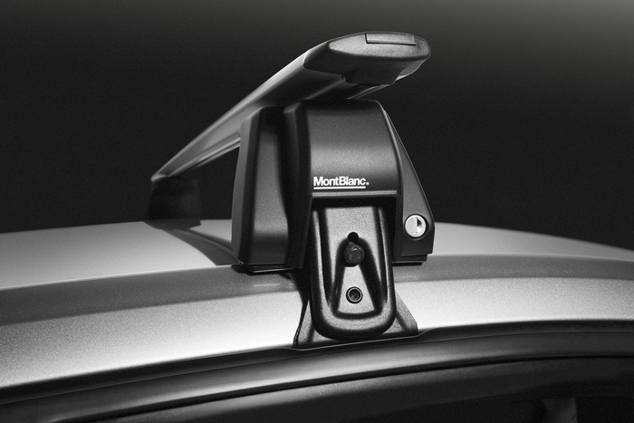 Galerie de toit Mont Blanc Furka B+A argentée