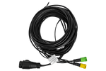 Faisceau électrique MANTES pour remorque de bateau, 9,5 m, prise 13 broches, 2 baïonnettes 5 broches