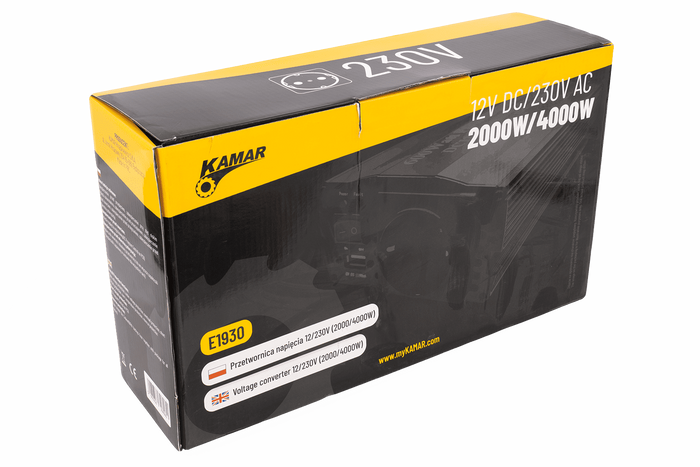 Convertisseur de tension 12V/230V (2000/4000W) KAMAR E1930