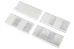 Lot: catadioptres autocollants blancs pour remorques