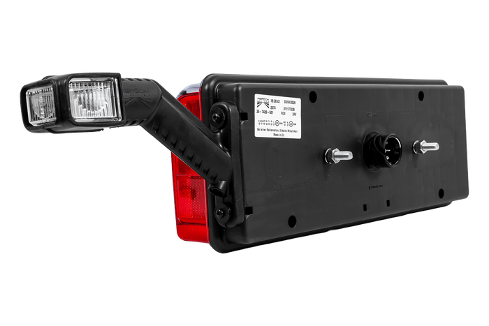 Feu arrière à baïonnette LED ASPÖCK EUROPOINT III 7 broches ASS2 avec avertisseur sonore et 7 fonctions (côté droit)