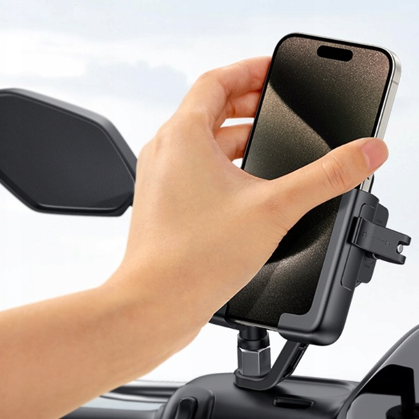 Support universel pour téléphone de vélo/moto BASEUS GoTrip Series avec rétroviseur