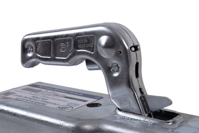 Attelage à boule STEELPRESS ZSK-1300M pour remorque de 1300 kg avec timon carré de 77 mm