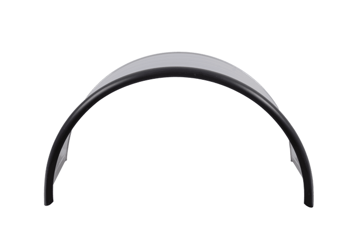 Garde-boue double pour remorque 17,5-19,5" DOMAR DK7140, passage de roue 1000/500 mm, métal avec bord en caoutchouc