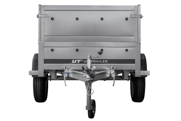 Remorque Garden Trailer 200 KIPP avec roue jockey et rehausses des ridelles