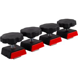 T - profilé en T MF (rainures) - Adaptateur pour barres à rainures en T - Inter Pack Traxer, Carver, Zenith