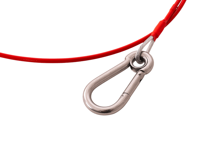 Corde de sécurité d'urgence KNOTT Breakaway avec mousqueton 1700 mm