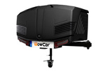 Towbox V3 Camper noir - coffre à bagages monté sur boule d&#39;attelage