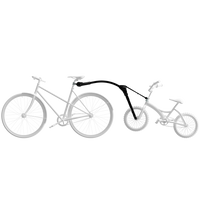 Trail Angel - Barre de remorquage pour vélo enfant - Noir