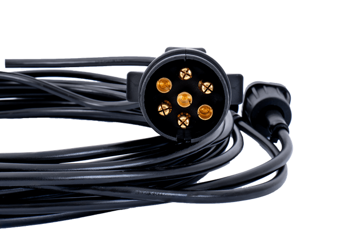 Feux arrière LED DOBPLAST DPT35 + faisceau MANTES 4 m 7 broches