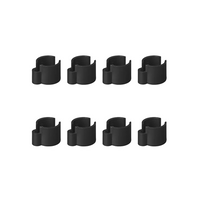 Lot de huit clips de maintien de câble ProPlus 366486, diamètre 22-32 mm