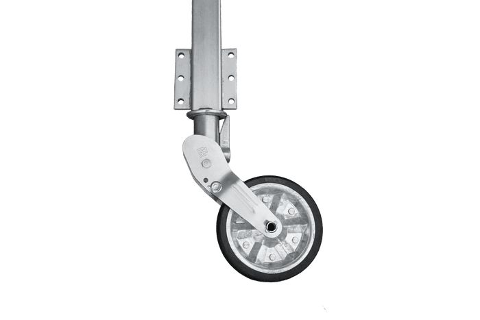 Roue jockey automatique UNITRAILER avec poignée 400 kg 60 mm 470-785 mm