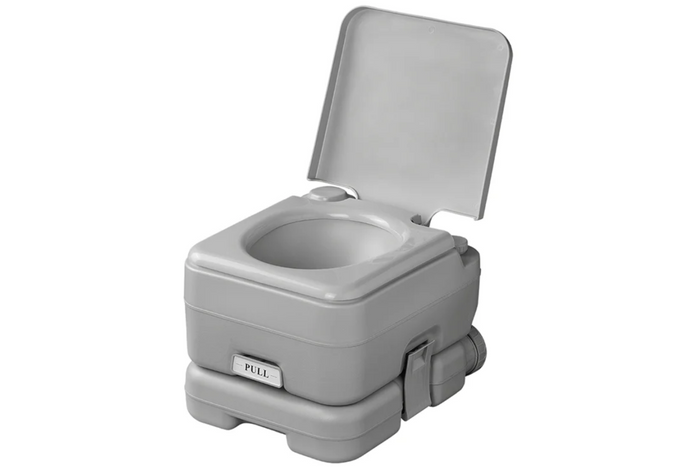 Toilettes de camping portables ProPlus 370415CR grises 10L/10L