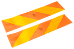 Autocollants, autocollants réfléchissants, HERMON court, plaques de marquage pour véhicules lourds, 565 x 132 mm, gauche + droite