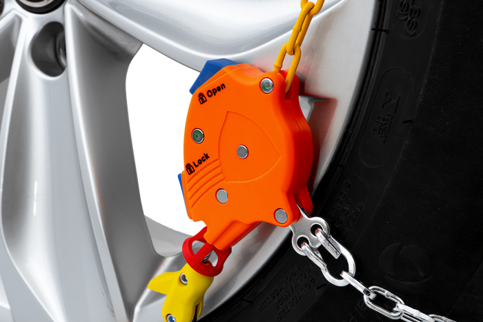 Chaînes à neige Inter Pack KNS 90 - 9 mm avec dispositif de tension automatique