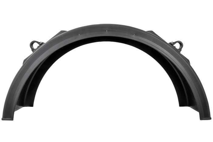 Garde-boue pour remorque 19,5-22,5" DOMAR DK2975 passage de roue 1250/430mm avec supports de montage