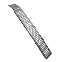 Rampe pliable UNITRAILER ALR005 en acier pour remorque, 200 cm, 250 kg