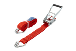 Courroie de transport rouge UNITRAIER 4 m/50 mm/5 t avec tendeur