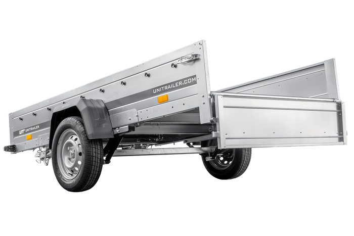 Remorque sur ressorts 264x125 UNITRAILER GARDEN 264/R KIPP