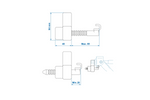Protection antivol pour supports extensibles ProPlus 360150 verrou d'angle