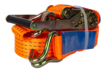 Sangle d'arrimage orange UNITRAILER 12 m/50 mm/5 t avec tendeur