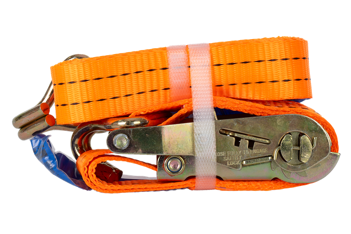 Courroie de transport orange UNITRAIER 3 m/35 mm/2 t avec tendeur