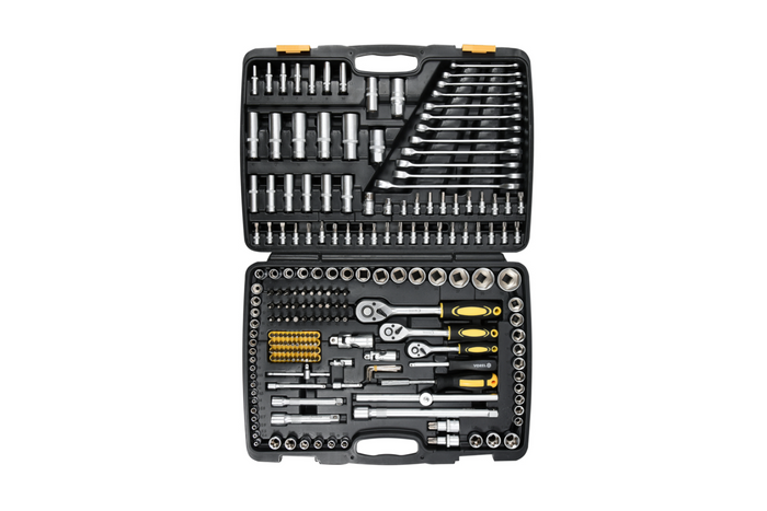 Coffret à outils VOREL 58700 XXL, ensemble d'outils 1/2" 216 pièces.