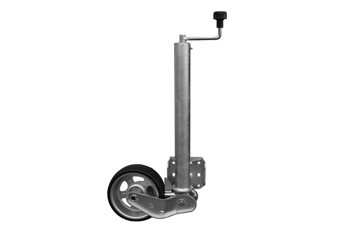Roue jockey automatique UNITRAILER avec poignée 500 kg 60 mm 660-904 mm