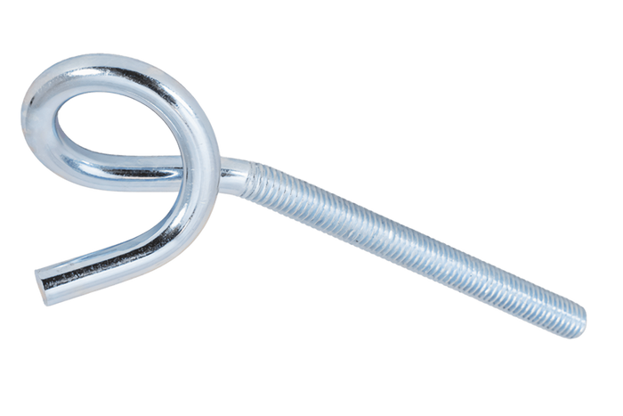 Crochet, piton, modèle sinueux DROMET HOH M6x100 