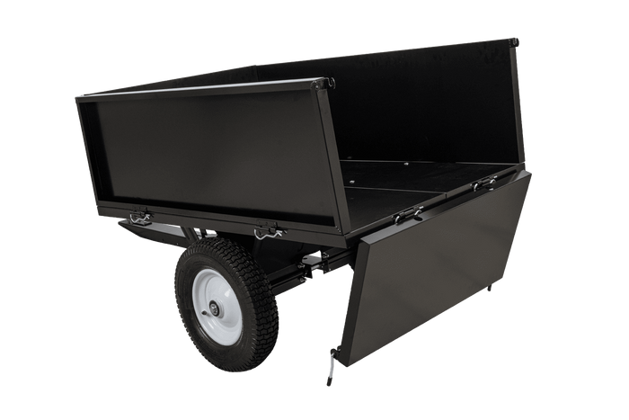 Remorque de jardin pour tracteur, quad UNITRAIER, chariot basculant 225 kg, 1030 x 700 mm